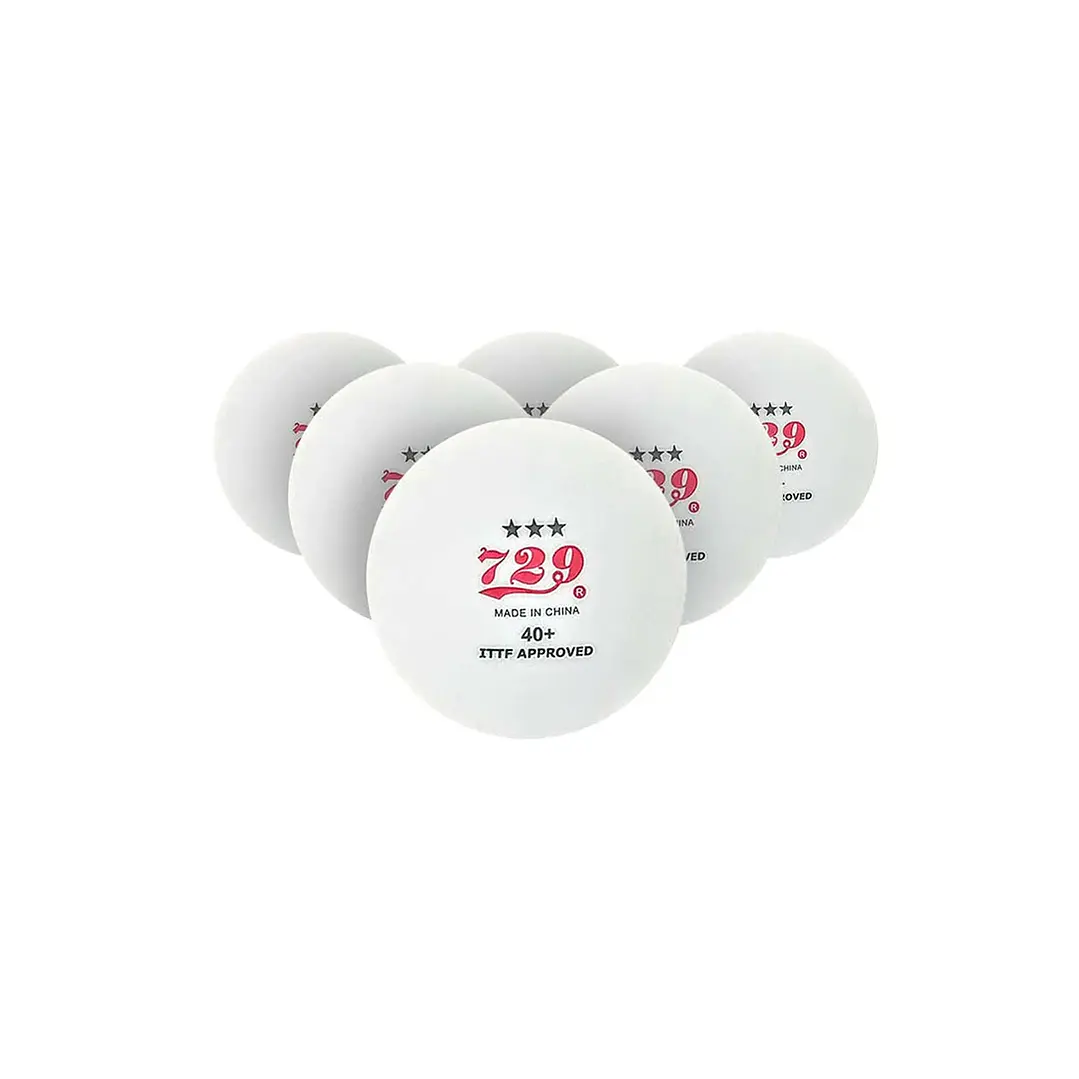 Pelotas de tenis de mesa marca 729 tamaño 40+ 3 estrellas (6 unidades) 2
