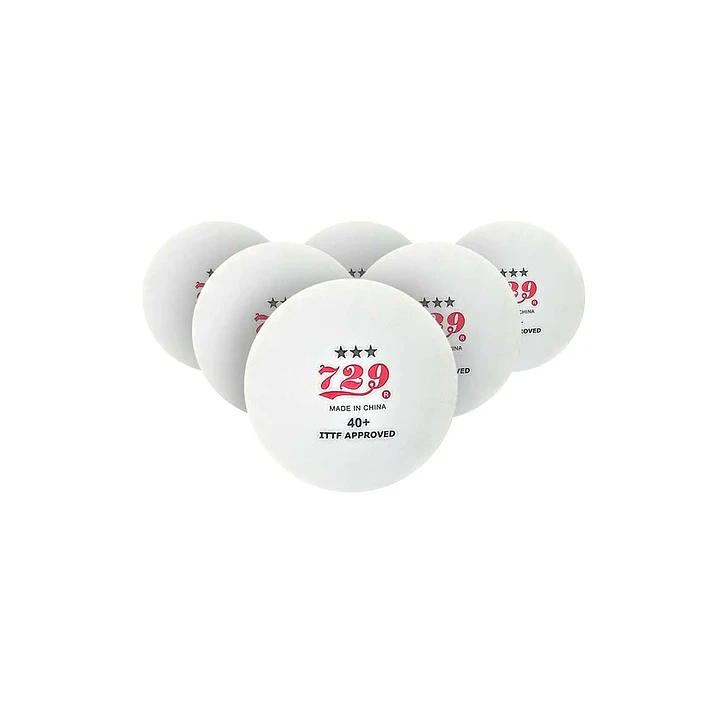 Pelotas de tenis de mesa marca 729 tamaño 40+ 3 estrellas (6 unidades) 2