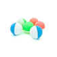 Pelotas de tenis de mesa Tibhar Fun Balls bicolor para aprender efectos (6 unidades) - Miniatura 2