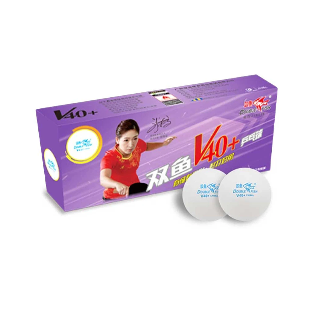 Pelotas de Tenis de Mesa marca Double Fish 40+ material ABS 1