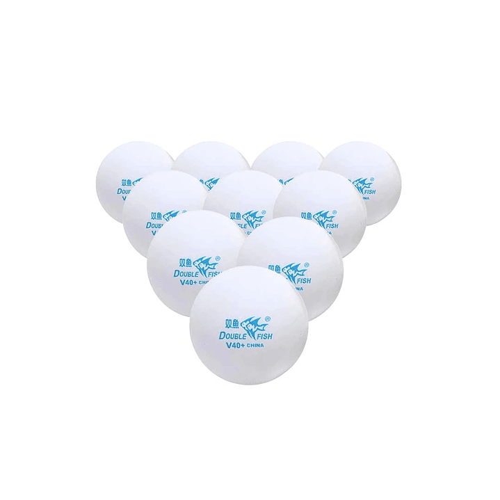 Pelotas de Tenis de Mesa marca Double Fish 40+ material ABS 2