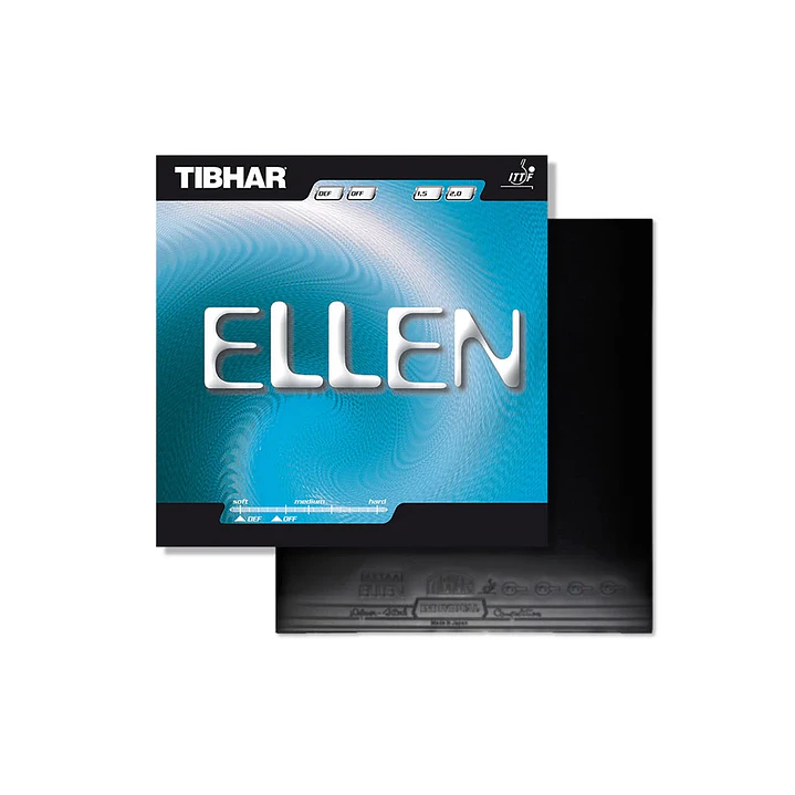 Goma de tenis de mesa Tibhar Ellen OFF 1.5 mm - anti-topspin 1
