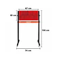 Tablero fronton para entrenamiento de tenis de mesa Double fish DD01  - Miniatura 2