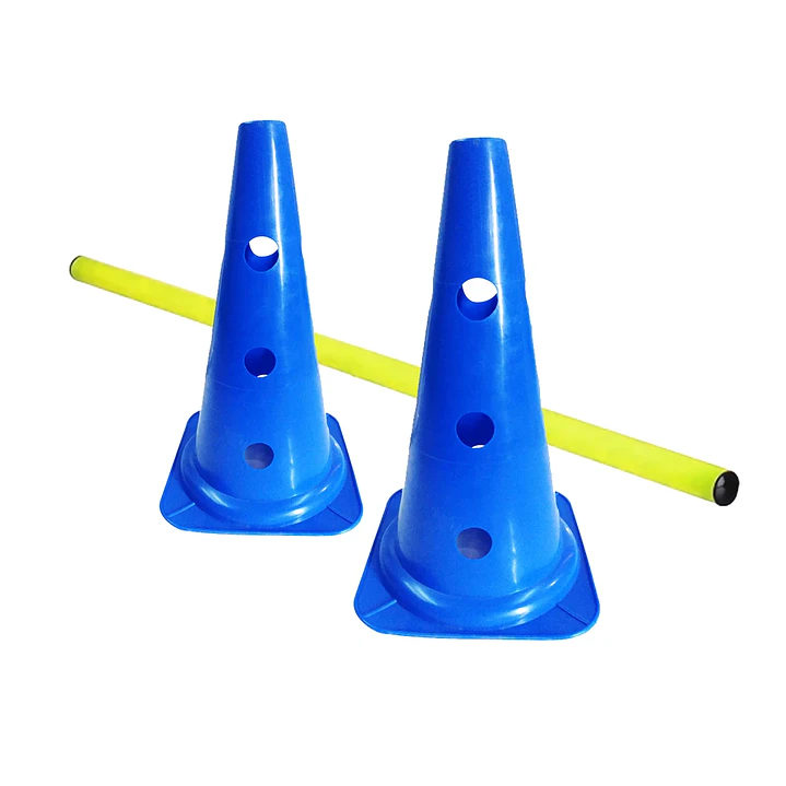 Set conos 38 cm perforados con barra 3