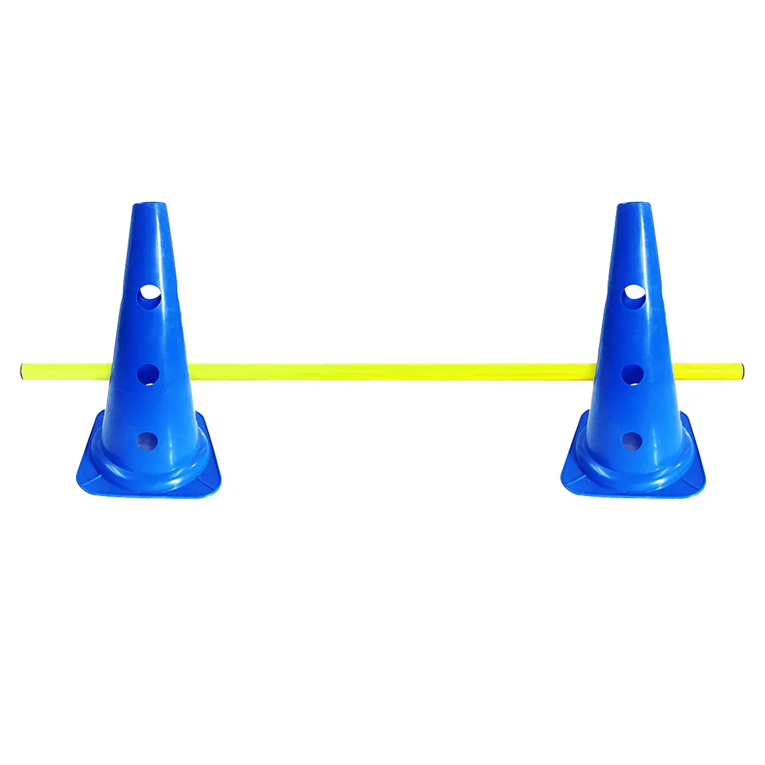 Set conos 38 cm perforados con barra 6