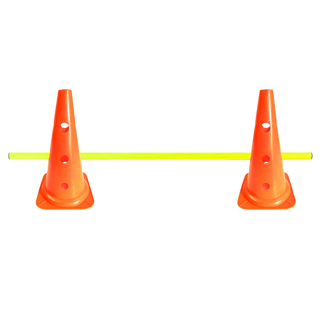Set conos 38 cm perforados con barra 4