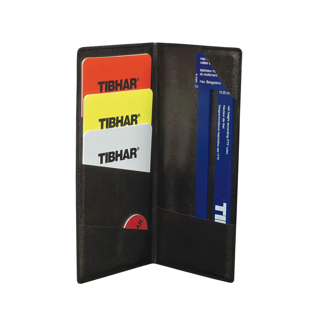 Tarjetas de árbitro tenis de mesa marca Tibhar 1
