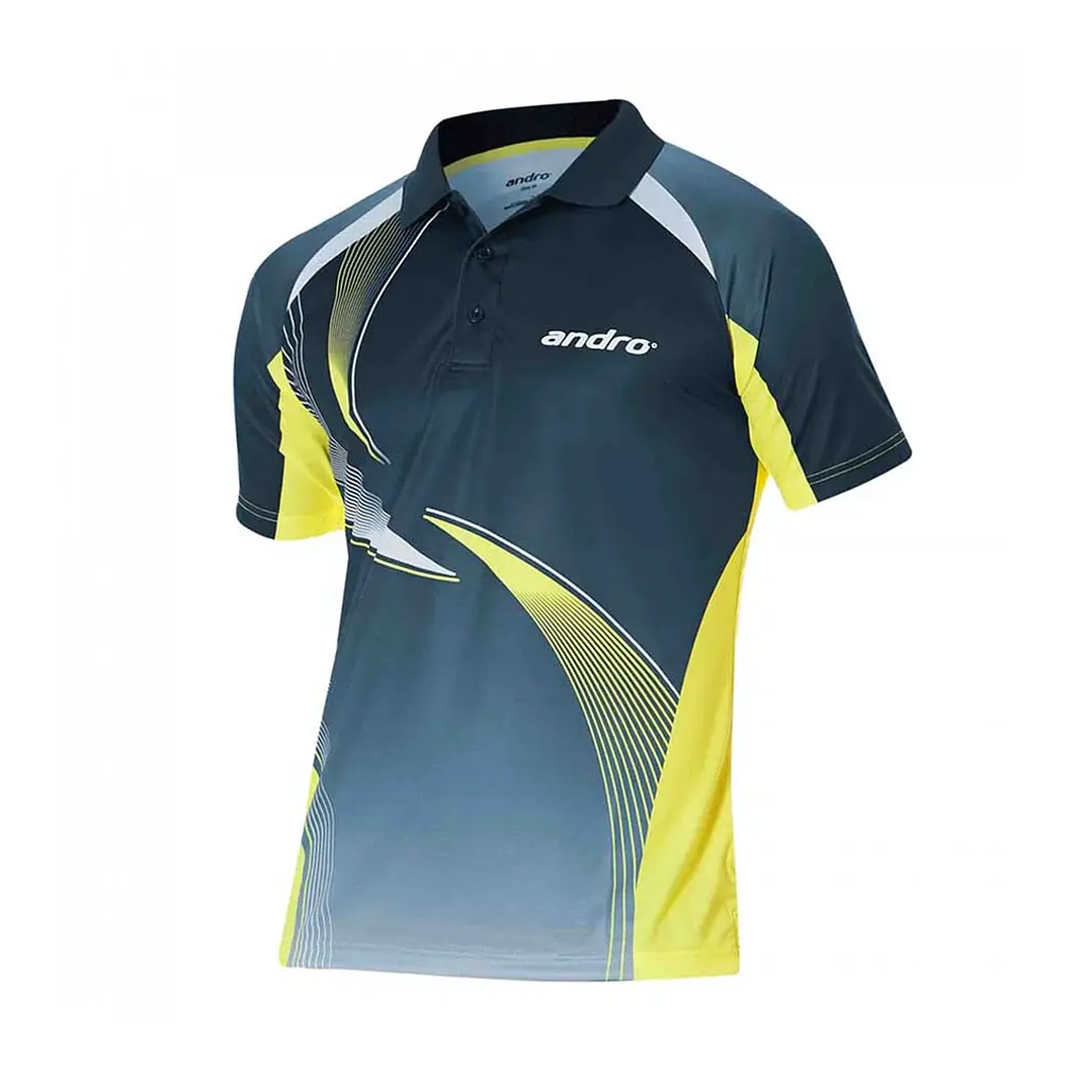 Polera Kaitos Hombre Azul/Amarillo  1