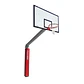Tablero de básquetbol con poste fijo 225 cm de proyección - Miniatura 1