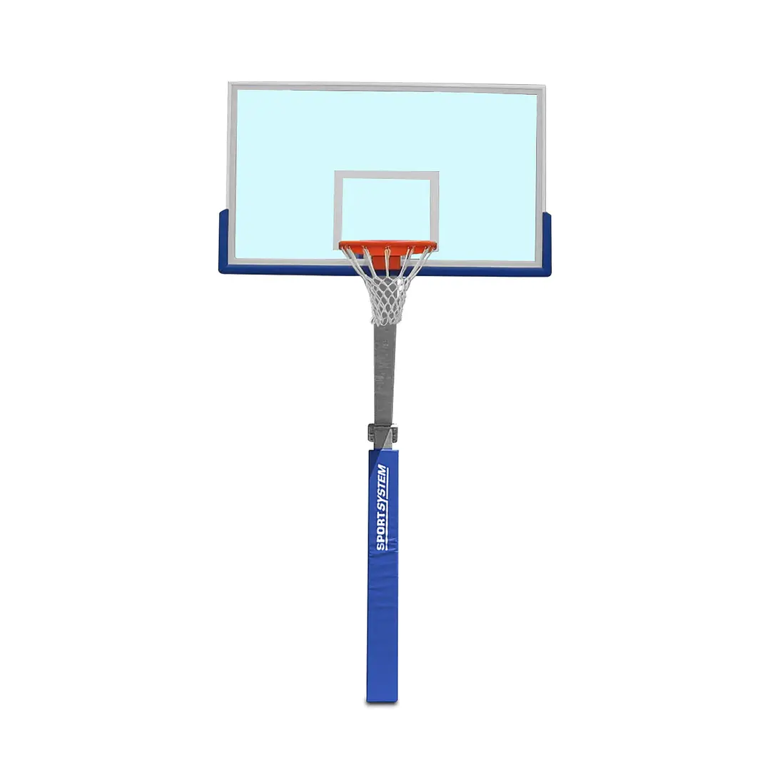 Poste de básquetbol con Tablero Plexiglas y Aro 2