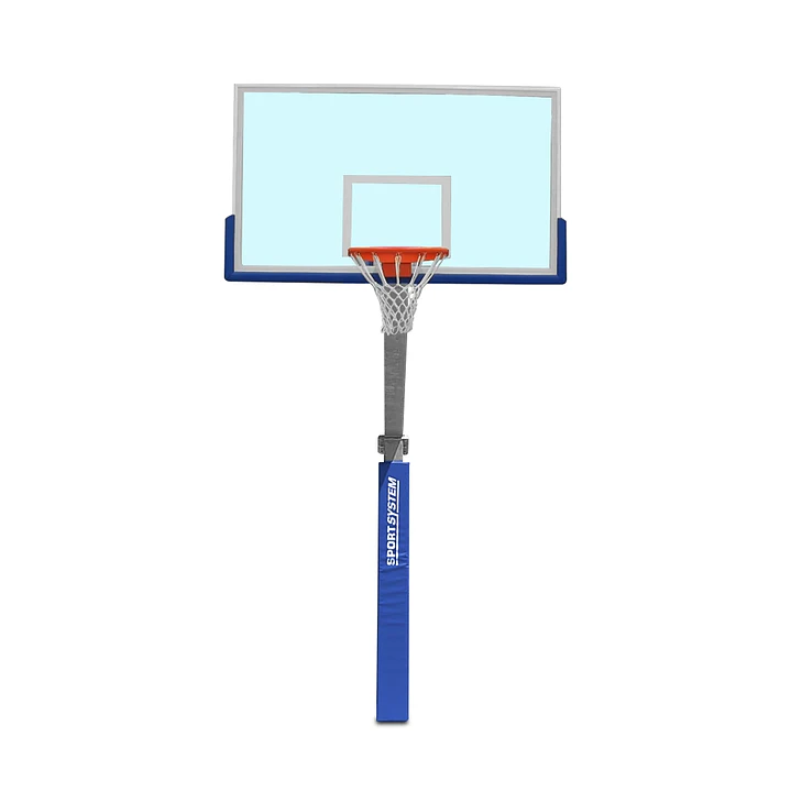 Poste de básquetbol con Tablero Plexiglas y Aro 2