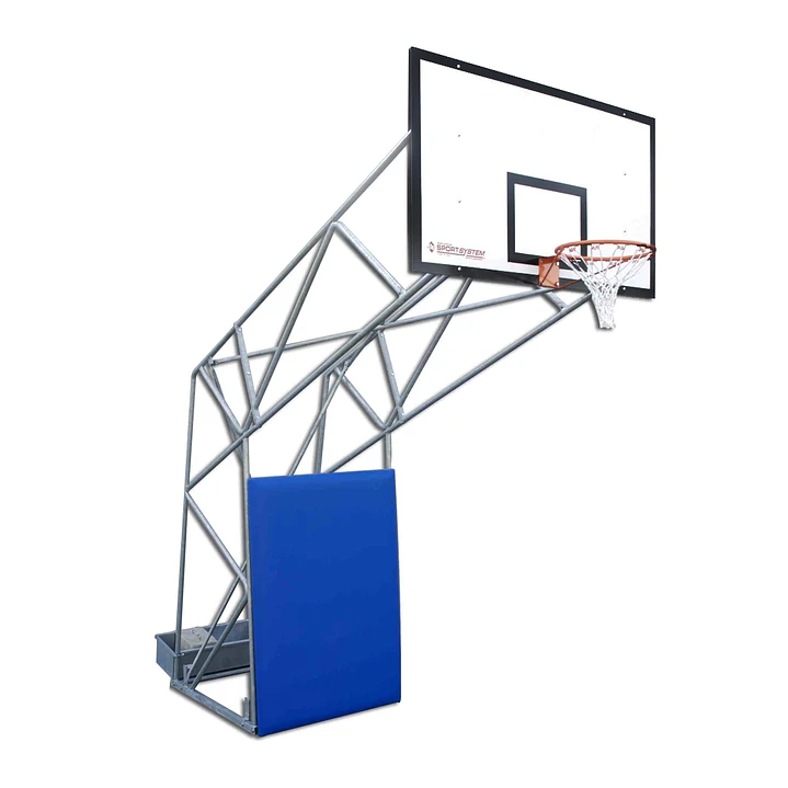 Tablero móvil básquetbol Olímpico con pads de protección  1