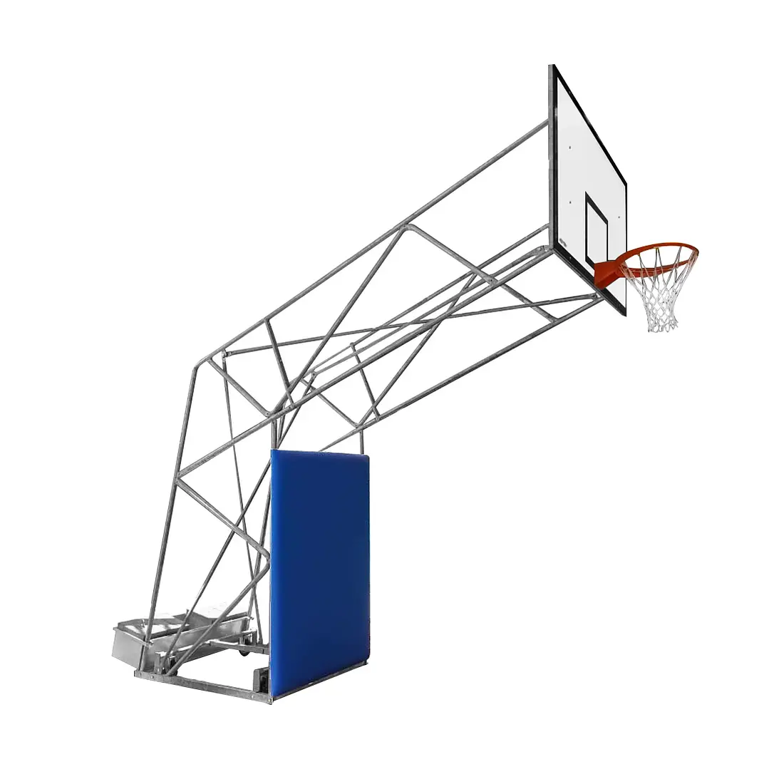Tablero móvil básquetbol Olímpico con pads de protección  2