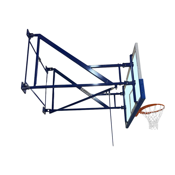 Tablero de Básquetbol indoor S04060 desplazamiento lateral y  empotrado al muro    3