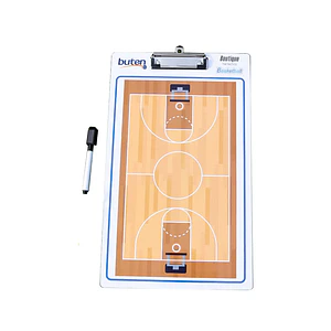Pizarra táctica de básquetbol 24x40 cm blanca