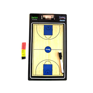 Pizarra táctica de básquetbol Pro 20x35 cm Negra