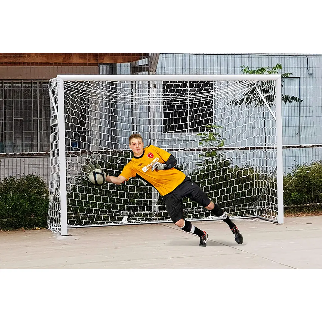 Arco baby fútbol de aluminio de 3x2mts con diámetro 80mm más malla 2