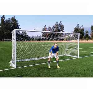 Arco de futbolito móvil de aluminio de 5x2mts con diámetro 80mm con malla