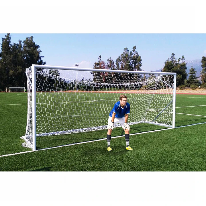 Arco de futbolito móvil de aluminio de 5x2mts con diámetro 80mm con malla 2