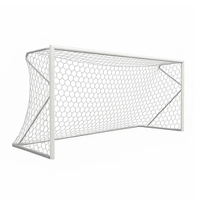 Arco de futbolito móvil de aluminio de 5x2mts con diámetro 80mm con malla