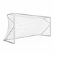 Arco de futbolito móvil de aluminio de 5x2mts con diámetro 80mm con malla - Miniatura 1