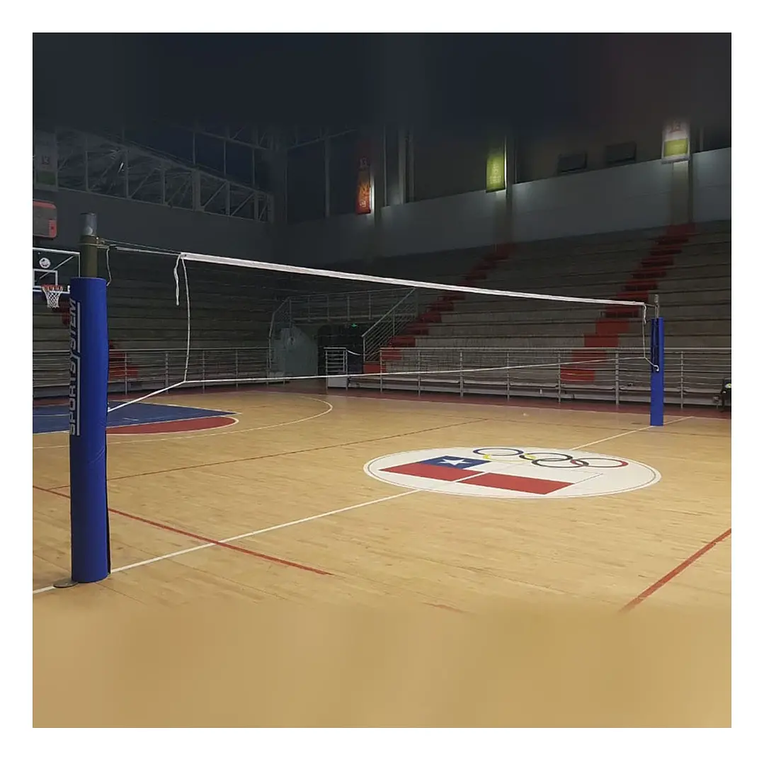 Poste individual (parante) de Vóleibol para uso exterior e interior con pad de protección de alta densidad 2