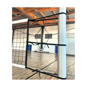 Malla de vóleibol profesional con par de antenas fabricada en Italia P200