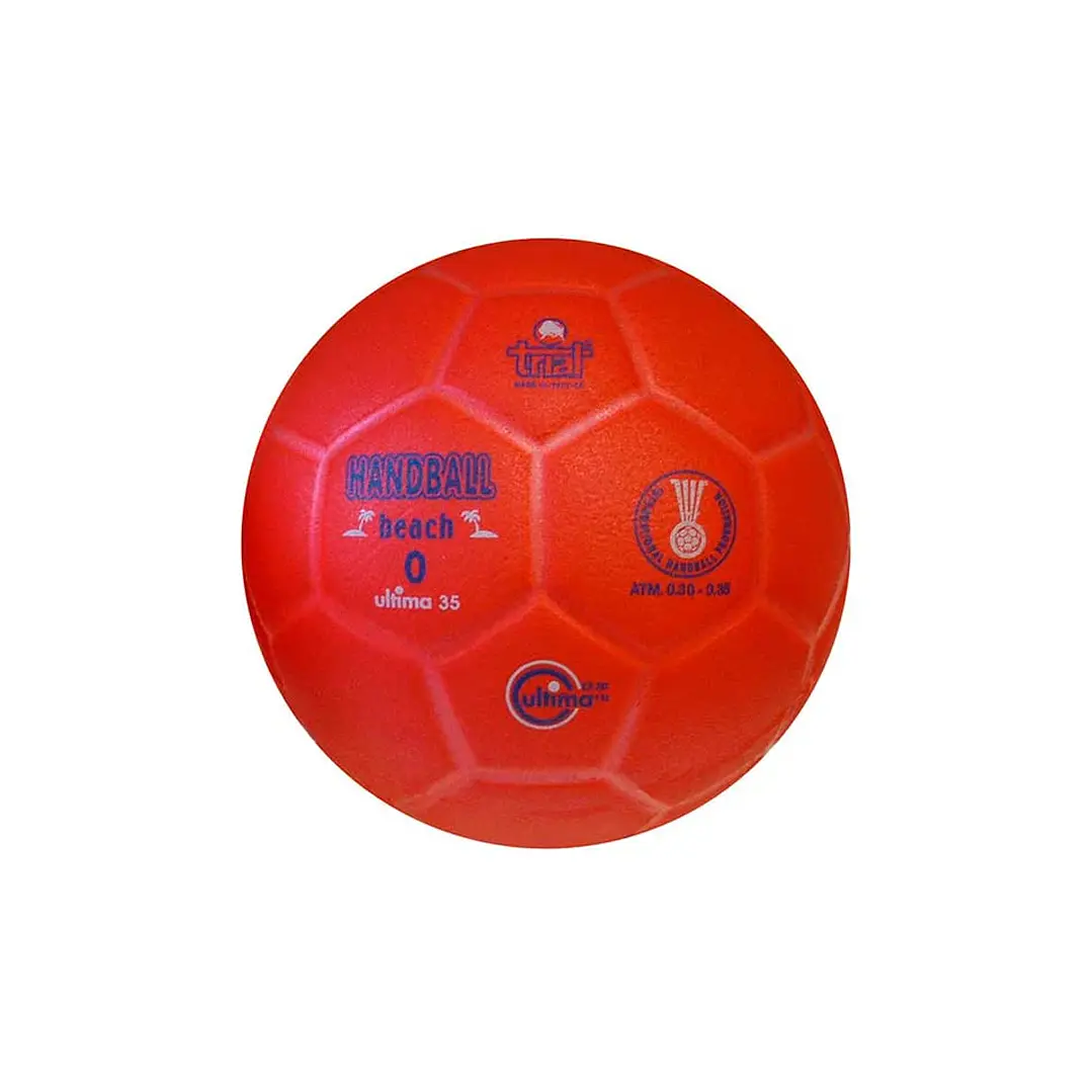 Balón de Handball playa Marca Trial Modelo Ultima 35 N° 0 rojo 1