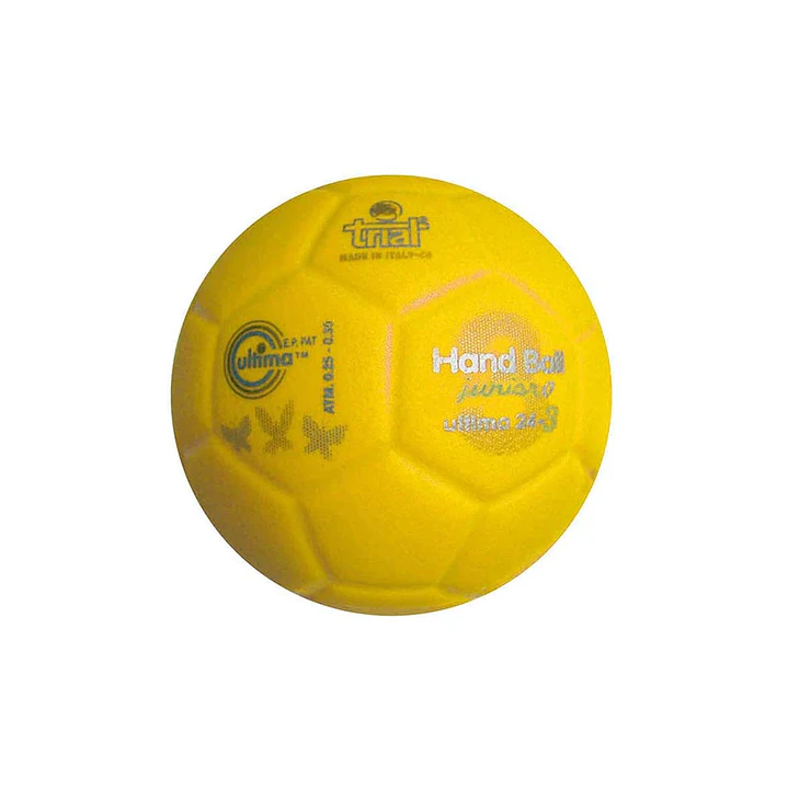 Balón de Handball marca Trial Modelo Ultima 24-3 N° 0 amarillo 1