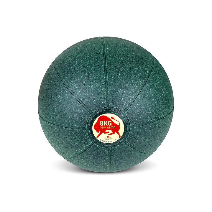 Balón Medicinal 8 KG Verde, 29 cm, Marca Trial 1
