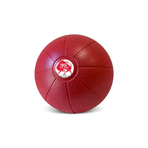 Balón Medicinal 3 KG Carmesí, 19 cm, Marca Trial