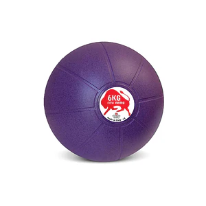 Balón Medicinal 6 KG Morado, 24 cm, Marca Trial 