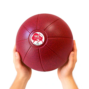 Balón Medicinal 9 KG Morado, 29 cm, Marca Trial