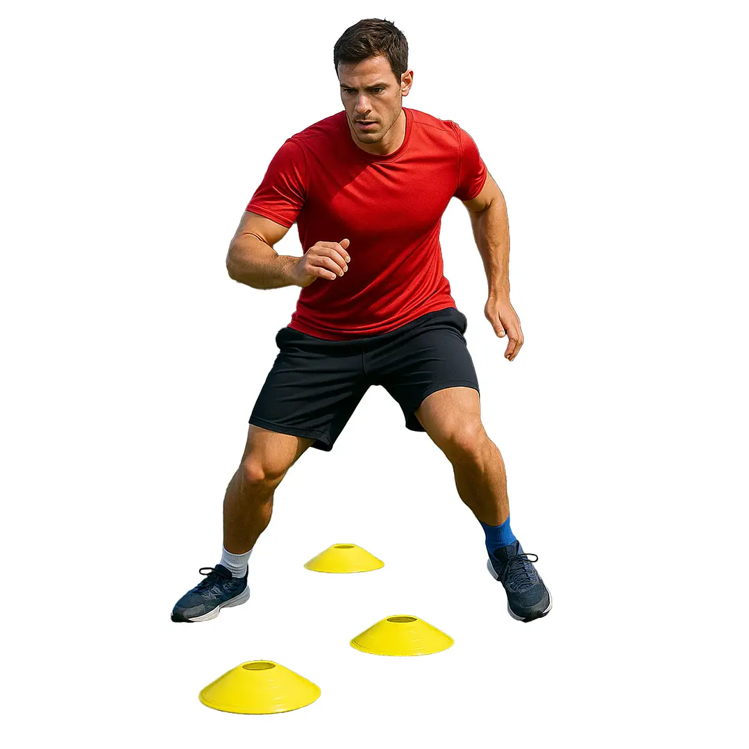 Set lentejas amarillas para entrenamiento 50 unid. 19 cm x 5 cm 2