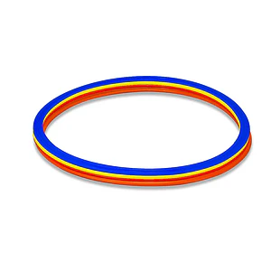 Set de 4 aros de agilidad
