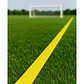 Cinta elástica demarcadora de canchas 50 m color amarilla - Miniatura 2