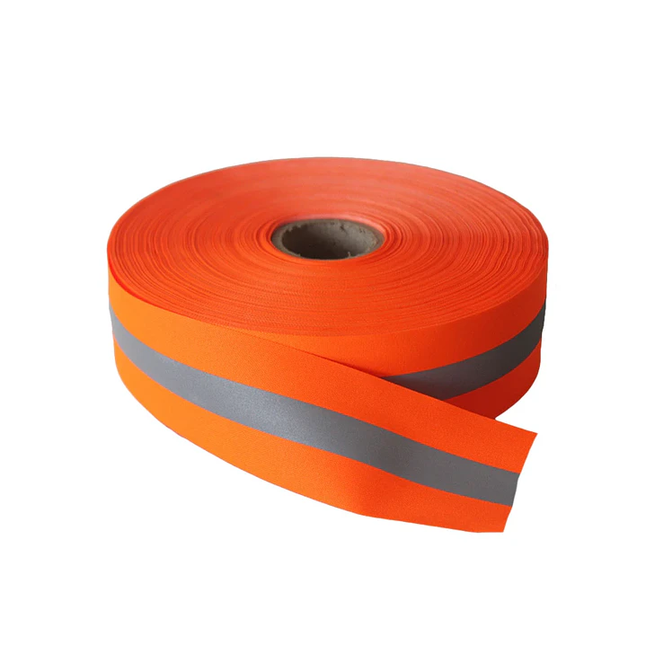 Cinta elástica demarcadora de canchas 50 m color Naranja 1