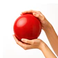 Balón de gimnasia rítmica VENTURELLI  (certificado FIG) Glitter - rojo Chile - Miniatura 2