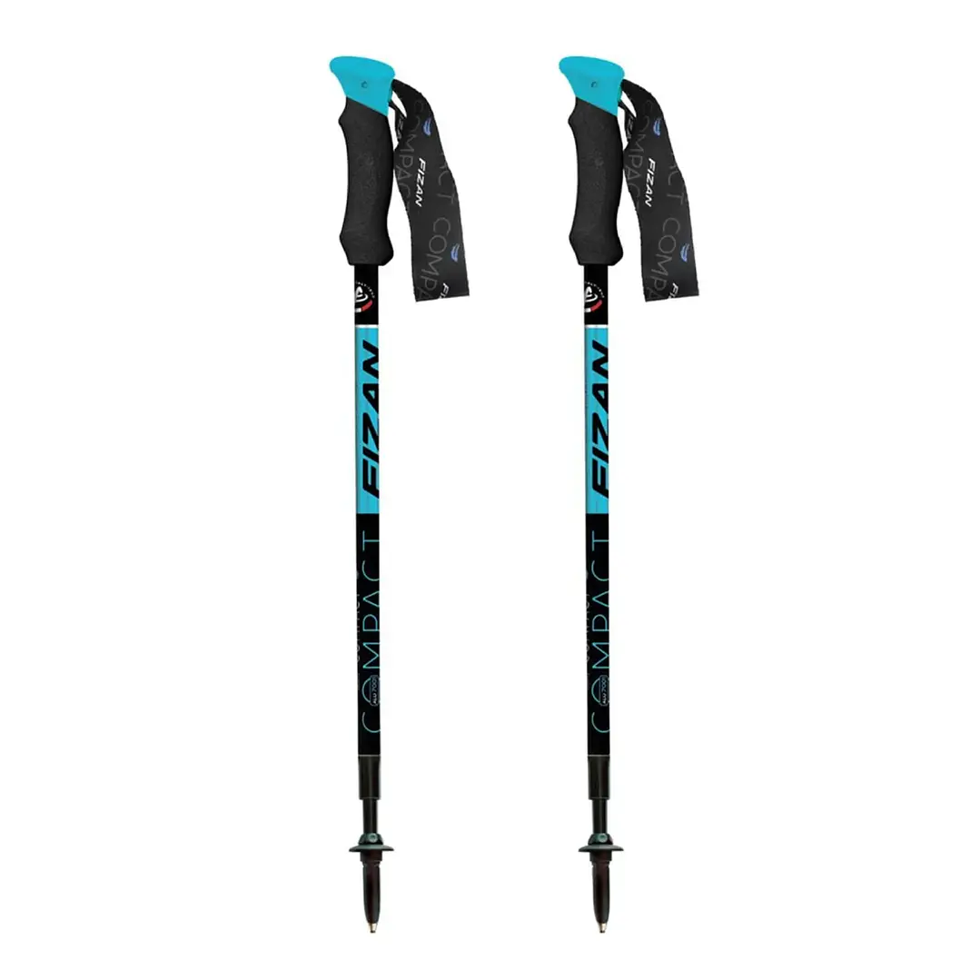 Par de bastones de trekking Compact azul 1