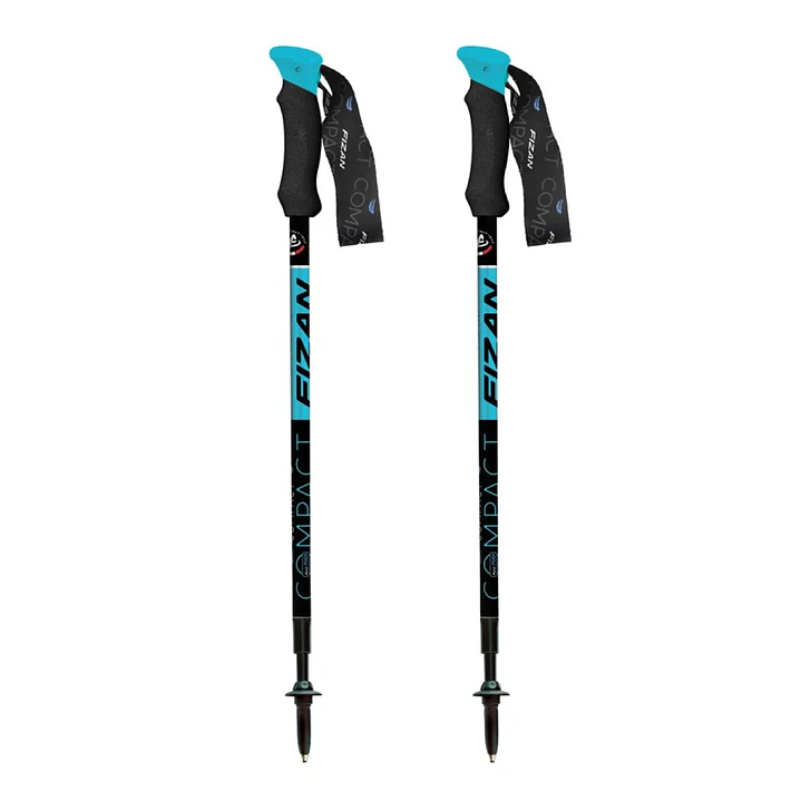 Par de bastones de trekking Compact azul 1