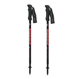 Par de bastones de trekking Compact rojo