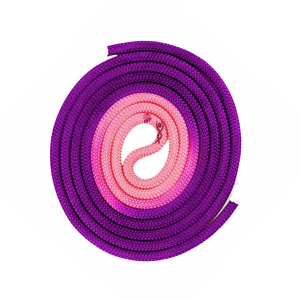 Cuerda de gimnasia rítmica VENTURELLI (Certificada FIG) morado rosado - 3 m 