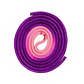 Cuerda de gimnasia rítmica VENTURELLI (Certificada FIG) morado rosado - 3 m  - Miniatura 2