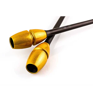 Clavas certificadas FIG Glitter negro-dorado