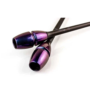 Clavas certificadas FIG Glitter negro-morado