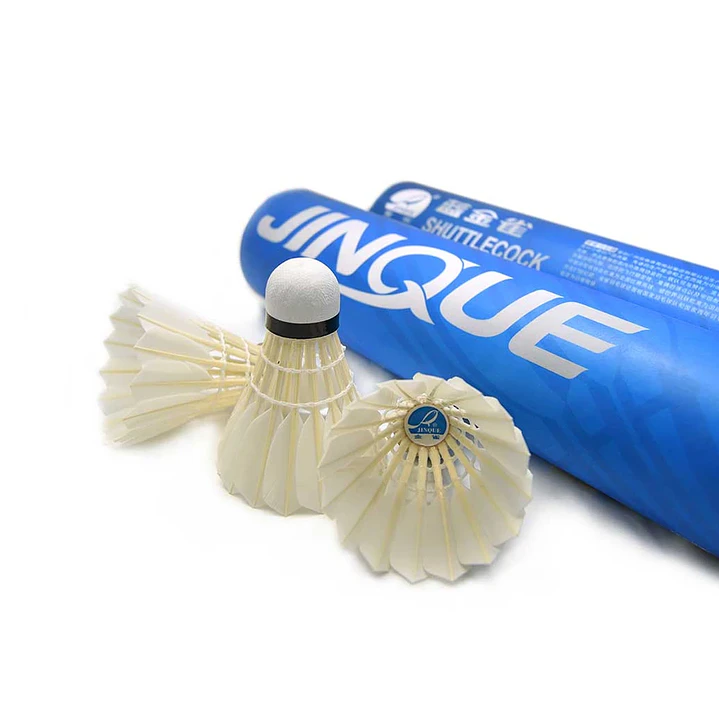 Plumillas de Bádminton competición (Docena) marca Jinque 1