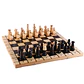 Set Ajedrez madera 55cm modelo Soldado (CH155) - Miniatura 1