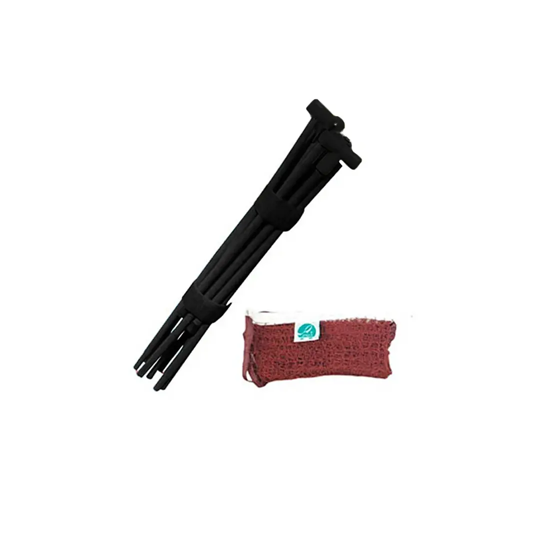 Malla de bádminton 410 cm con base marca Jinque 3