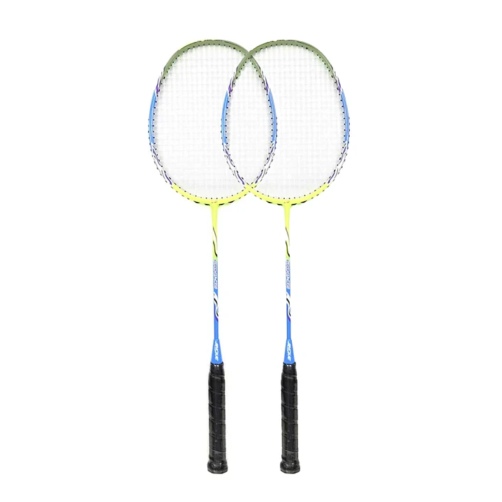 Set de bádminton Pro Full Nai (2 raquetas QT-1601 con bolso + plumillas Nai Da Wan  + malla de 410 cm) 2