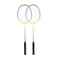 Set de bádminton Pro Full Nai (2 raquetas QT-1601 con bolso + plumillas Nai Da Wan  + malla de 410 cm) - Miniatura 2